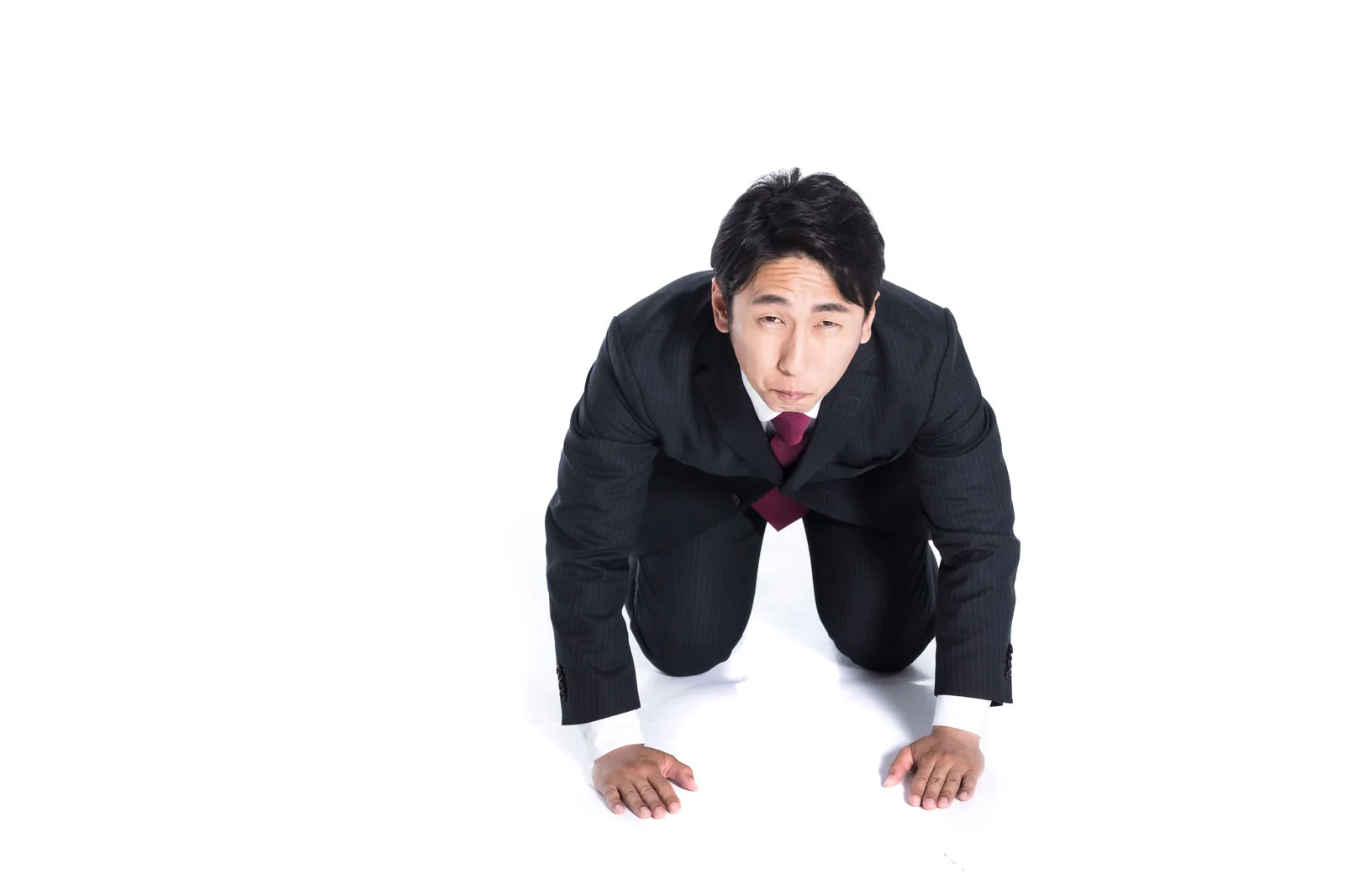 謝罪するサラリーマン