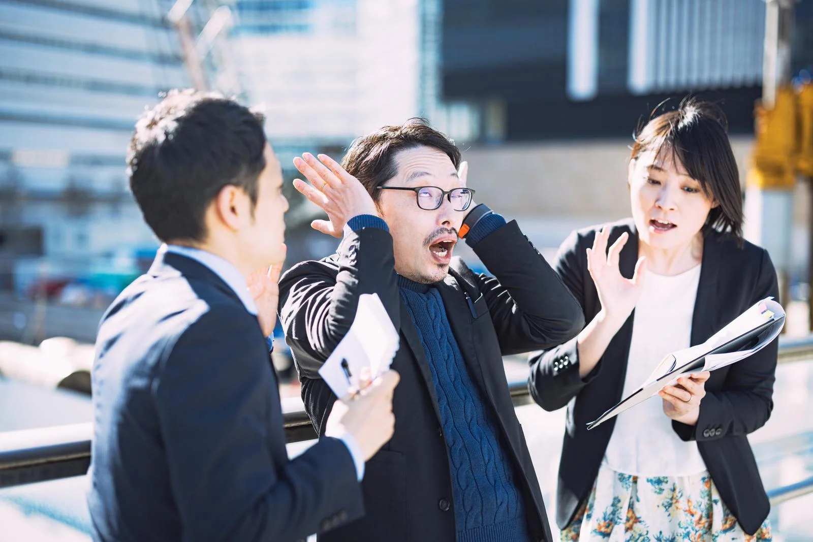 テンパる上司